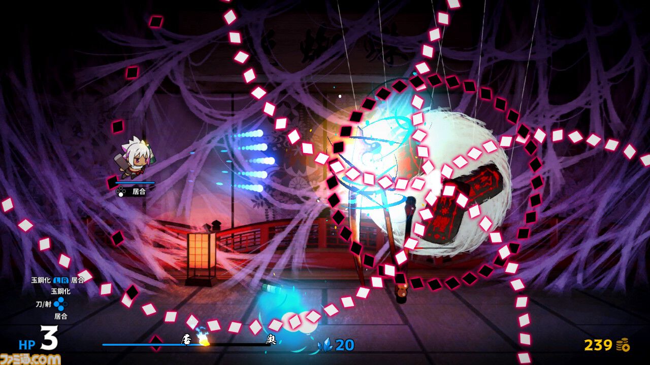 『百合太刀降魔伝』Switch版が発売。パリィや多彩な必殺技を駆使して“敵も弾幕も斬り伏せる”横スクロールシューティング