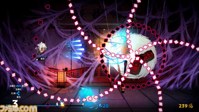 『百合太刀降魔伝』Switch版が発売。パリィや多彩な必殺技を駆使して“敵も弾幕も斬り伏せる”横スクロールシューティング