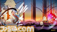 『百合太刀降魔伝』Switch版が発売。パリィや多彩な必殺技を駆使して“敵も弾幕も斬り伏せる”横スクロールシューティング