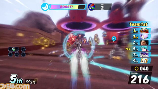 『ソニックレーシング クロスワールド』プレビュー。初音ミクのキュートな姿や春日一番の漢らしさも再現され、グランプリやレースパーク、タイムトライアルなど多彩なモードを体験！