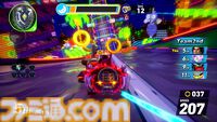 『ソニックレーシング クロスワールド』プレビュー。初音ミクのキュートな姿や春日一番の漢らしさも再現され、グランプリやレースパーク、タイムトライアルなど多彩なモードを体験！