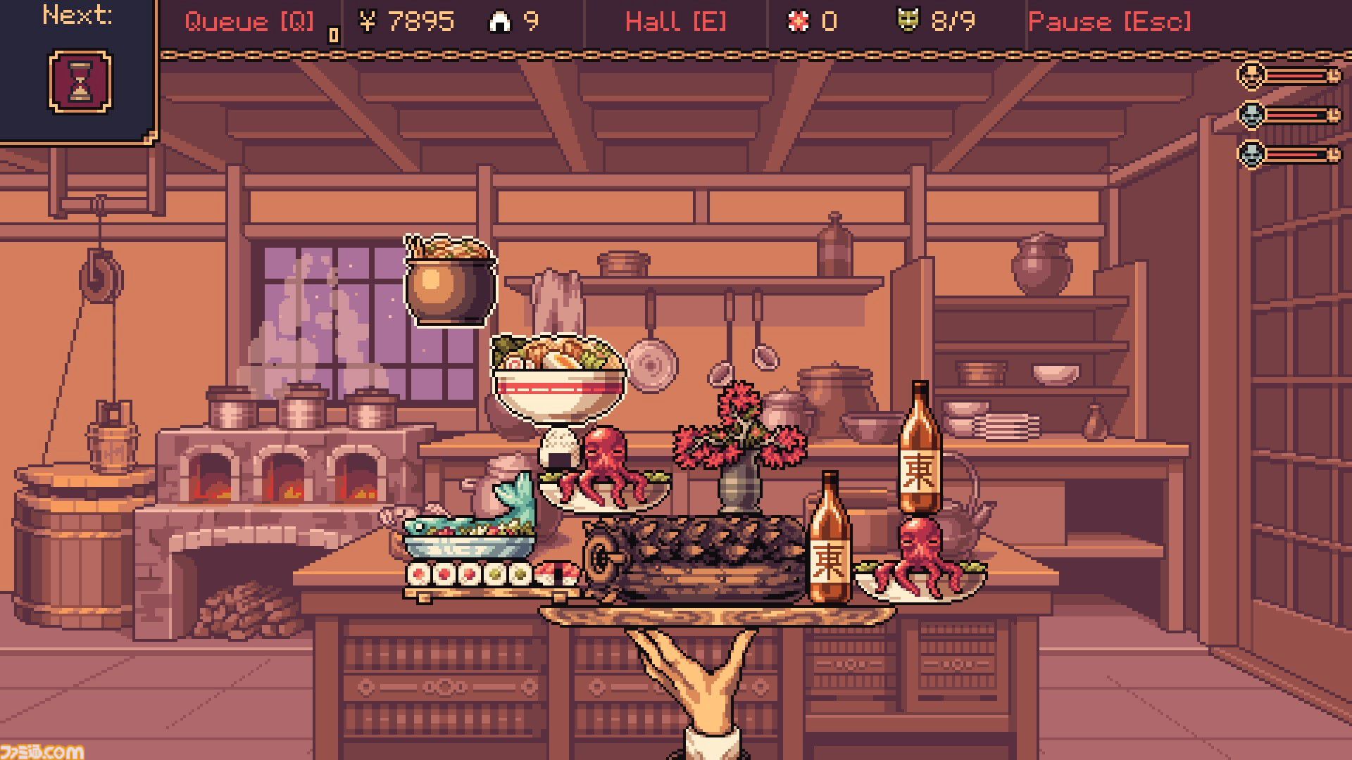『The Way of the Tray』日本の妖怪たちをおもてなしするちょっと不思議なレストランでのウェイターシミュレーター。リリース記念に20％オフの960円で登場。日本語にもいきなり対応