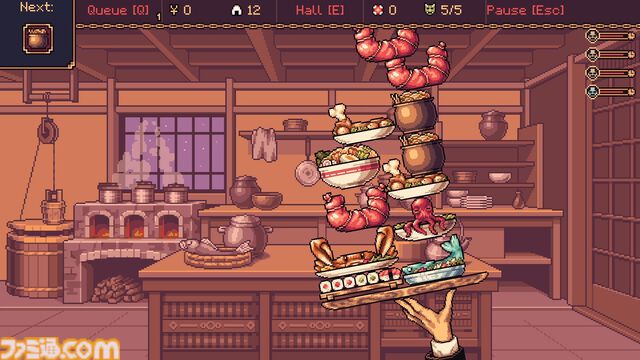 『The Way of the Tray』日本の妖怪たちをおもてなしするちょっと不思議なレストランでのウェイターシミュレーター。リリース記念に20％オフの960円で登場。日本語にもいきなり対応