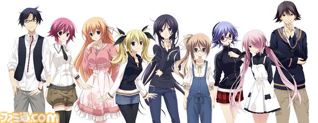 『カオスヘッド/カオスチャイルド らぶChu☆Chu！ ダブルパック』Switch向けに11/27発売決定。科学ADVシリーズのラブコメ全振り派生作品（LCC）がセットになって登場