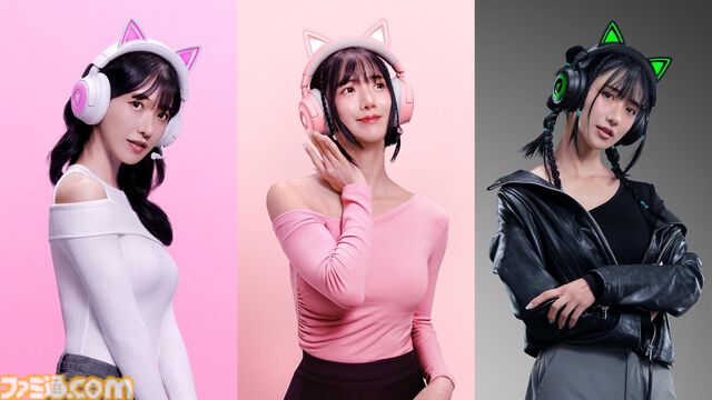 【Razer】ネコミミヘッドセット“Kraken Kitty V3”登場。高性能なProモデル（28980円）と軽量なXモデル（9980円）が予約開始