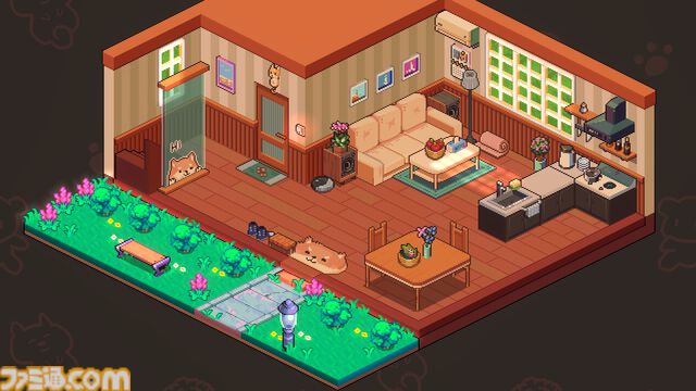 『夢物語の街』のんびり片付け＆部屋づくり。引っ越しや掃除のお手伝い、町のネコたちとの交流も。チルいひとときが楽しめるゲームが本日（8/27）リリース