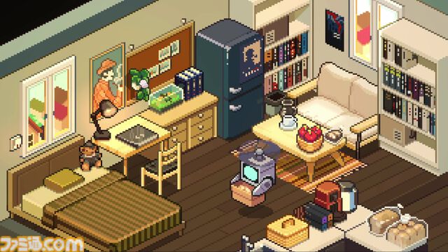 『夢物語の街』のんびり片付け＆部屋づくり。引っ越しや掃除のお手伝い、町のネコたちとの交流も。チルいひとときが楽しめるゲームが本日（8/27）リリース