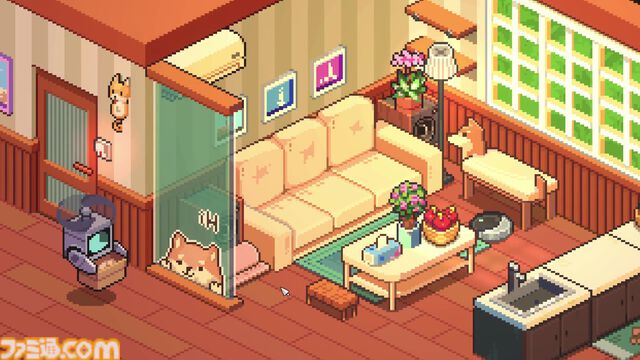 『夢物語の街』のんびり片付け＆部屋づくり。引っ越しや掃除のお手伝い、町のネコたちとの交流も。チルいひとときが楽しめるゲームが本日（8/27）リリース