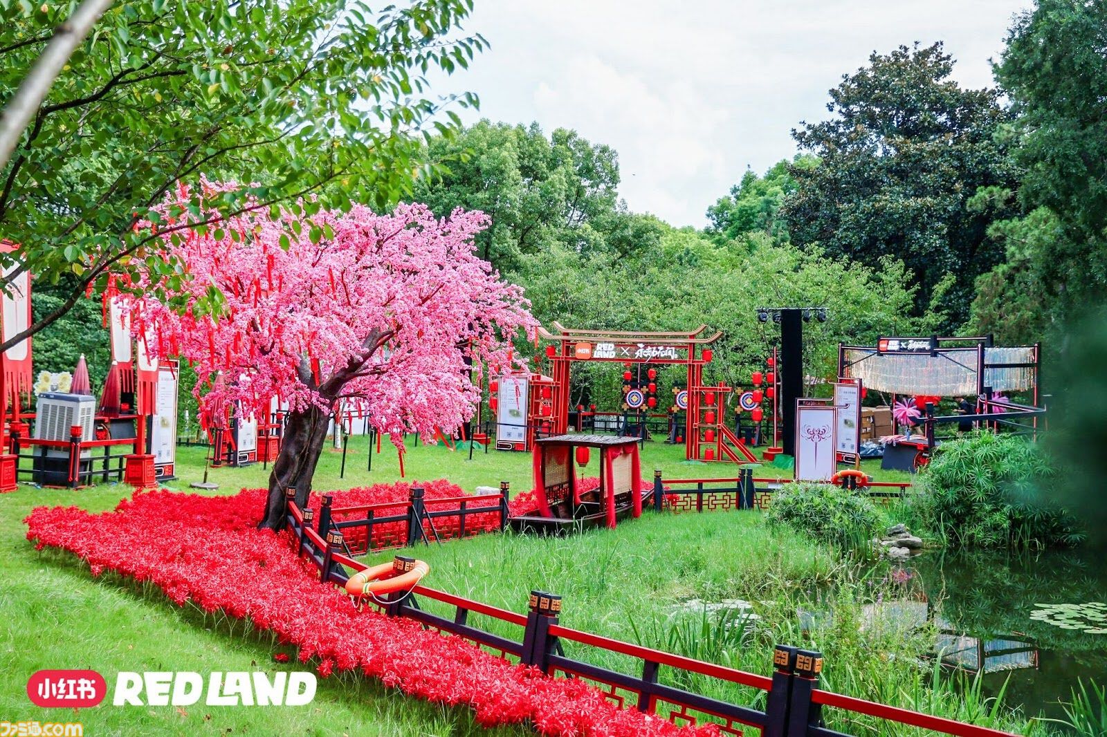 中国版インスタRED(小紅書)のイベントRED LANDに『ハンドレッドライン』『ポケモン』など日本のゲームコンテンツが登場！ 規模デカすぎのイベントをフォトリポートでお届け