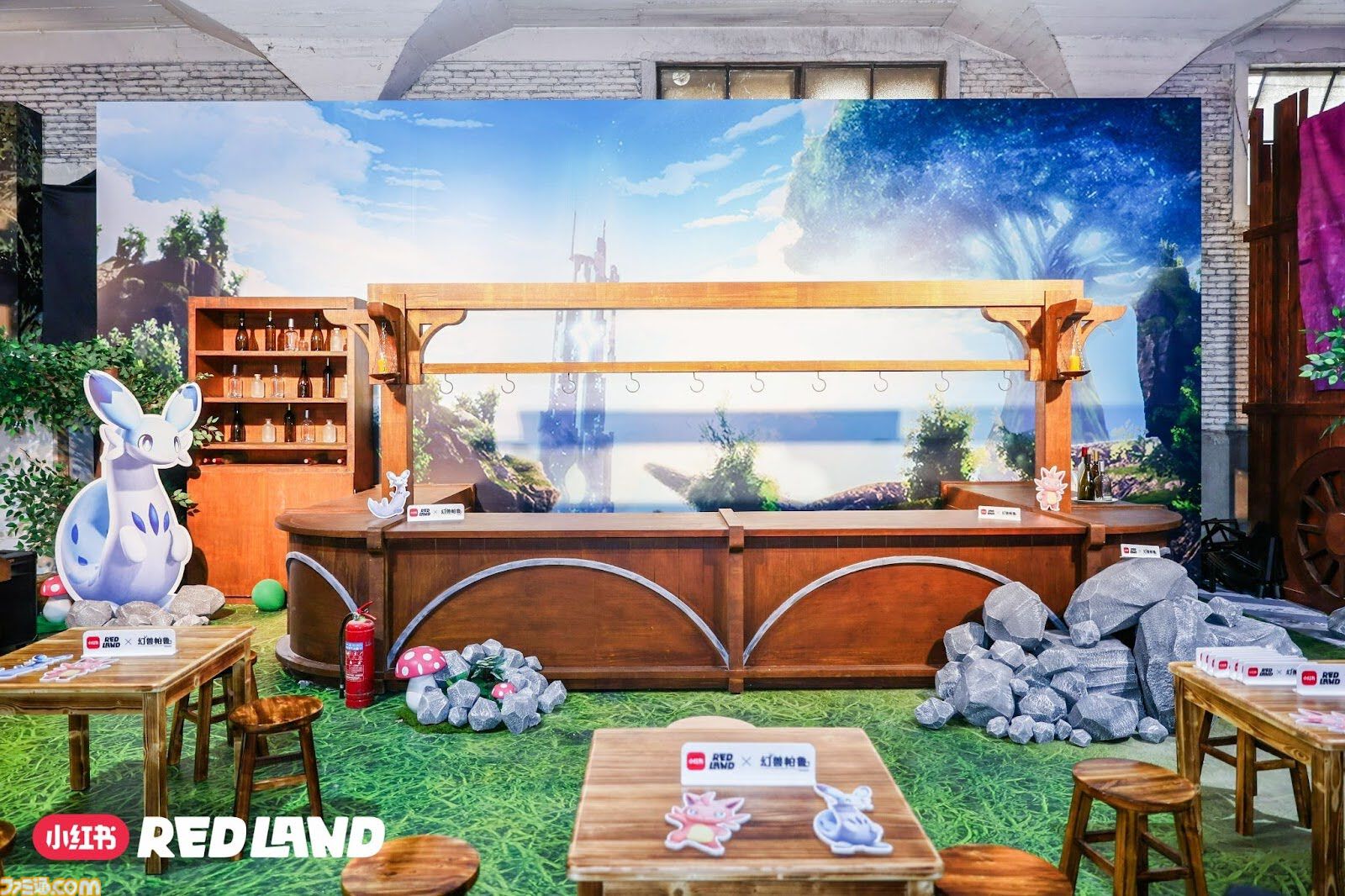 中国版インスタRED(小紅書)のイベントRED LANDに『ハンドレッドライン』『ポケモン』など日本のゲームコンテンツが登場！ 規模デカすぎのイベントをフォトリポートでお届け
