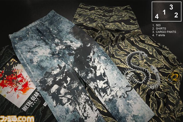 『メタルギア ソリッド デルタ』とEDWINのコラボジーンズが登場。カモフラ率高まるシャツ、カーゴパンツやTシャツも。オンラインで受注開始