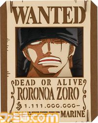 『ワンピース』の手配書をペーパークラフトで立体的に再現。ゾロ、ナミ、チョッパー、ロー、キッドなど13種のペーパーシアターが9月30日より順次発売