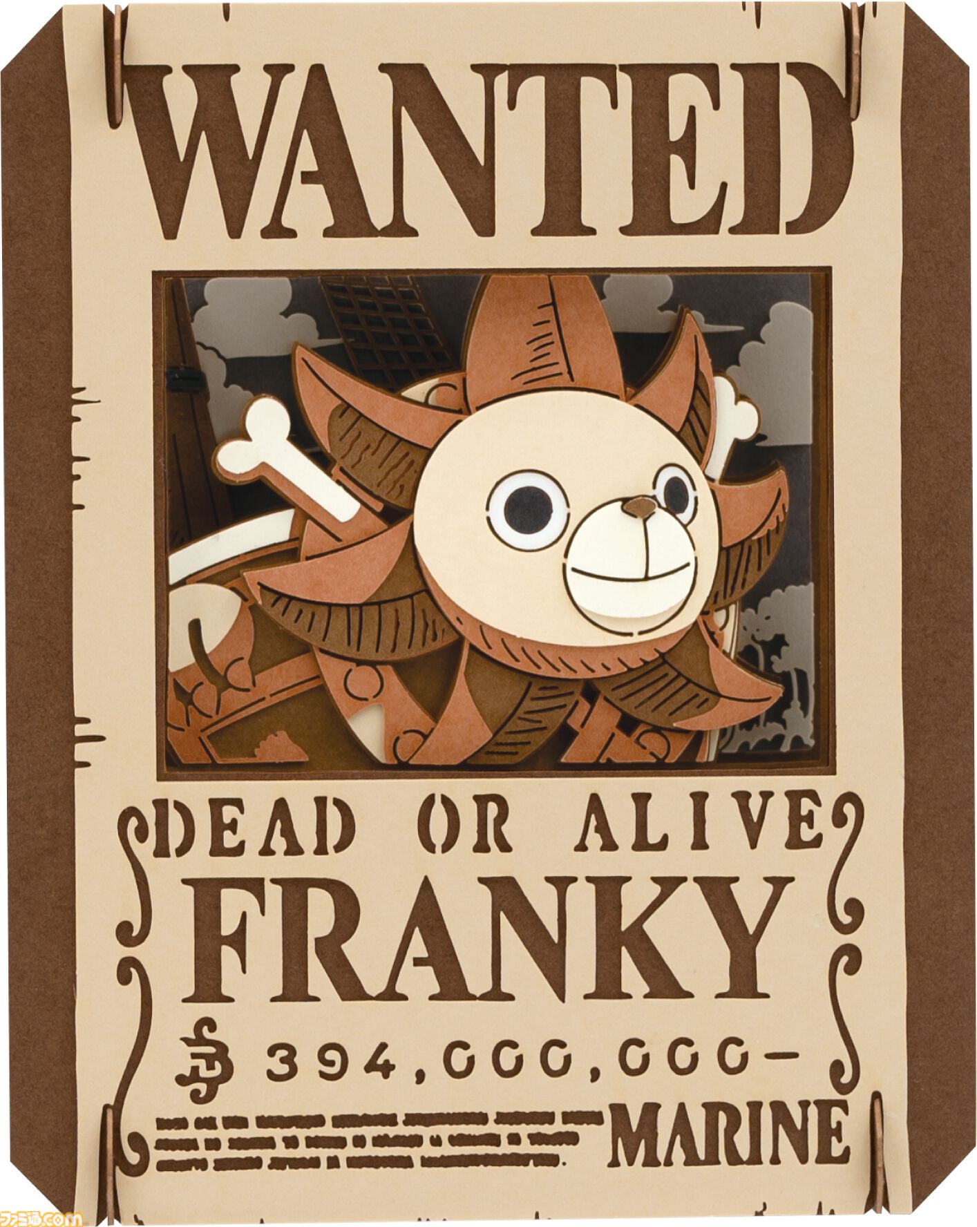 ONEPIECE/ワンピース 手配書デザインプレート エニエス・ロビー編後 ワンピース』の手配書をペーパークラフトで立体的に再現。ゾロ