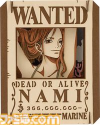 『ワンピース』の手配書をペーパークラフトで立体的に再現。ゾロ、ナミ、チョッパー、ロー、キッドなど13種のペーパーシアターが9月30日より順次発売