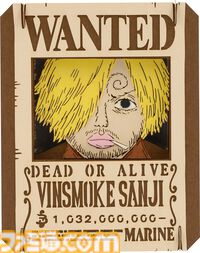 『ワンピース』の手配書をペーパークラフトで立体的に再現。ゾロ、ナミ、チョッパー、ロー、キッドなど13種のペーパーシアターが9月30日より順次発売
