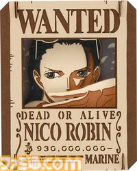 『ワンピース』の手配書をペーパークラフトで立体的に再現。ゾロ、ナミ、チョッパー、ロー、キッドなど13種のペーパーシアターが9月30日より順次発売