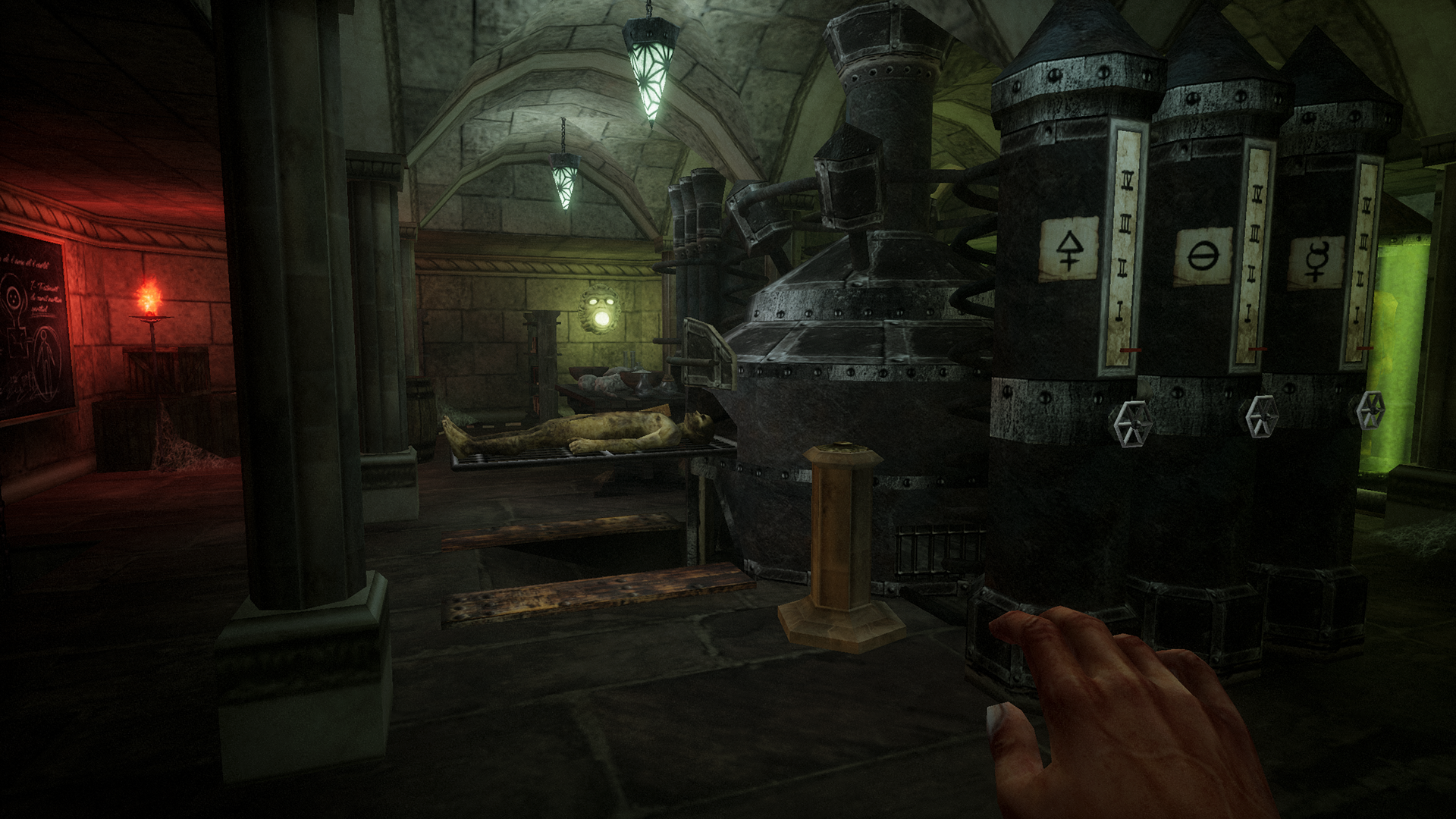 『Caput Mortum』右手を操り錬金術師の塔を探索するレトロホラーがSteamにてリリース。不気味なモンスターが徘徊する廃墟に隠された禁忌を解き明かせ