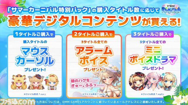 最大10965DMMポイントがもらえる。『神姫PROJECT』『あやかしランブル！』『れじぇくろ！』にて合同コラボイベントが開催