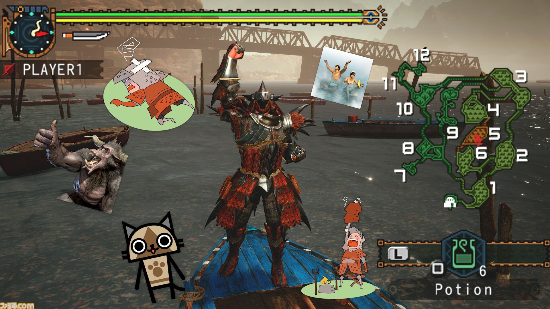【スト6】『モンハンワイルズ』コラボが9月1日から開催。レ・ダウやアルシュベルドらをイメージしたEXカラーが登場。ハンターのエモートなどを入手できる投票イベントも