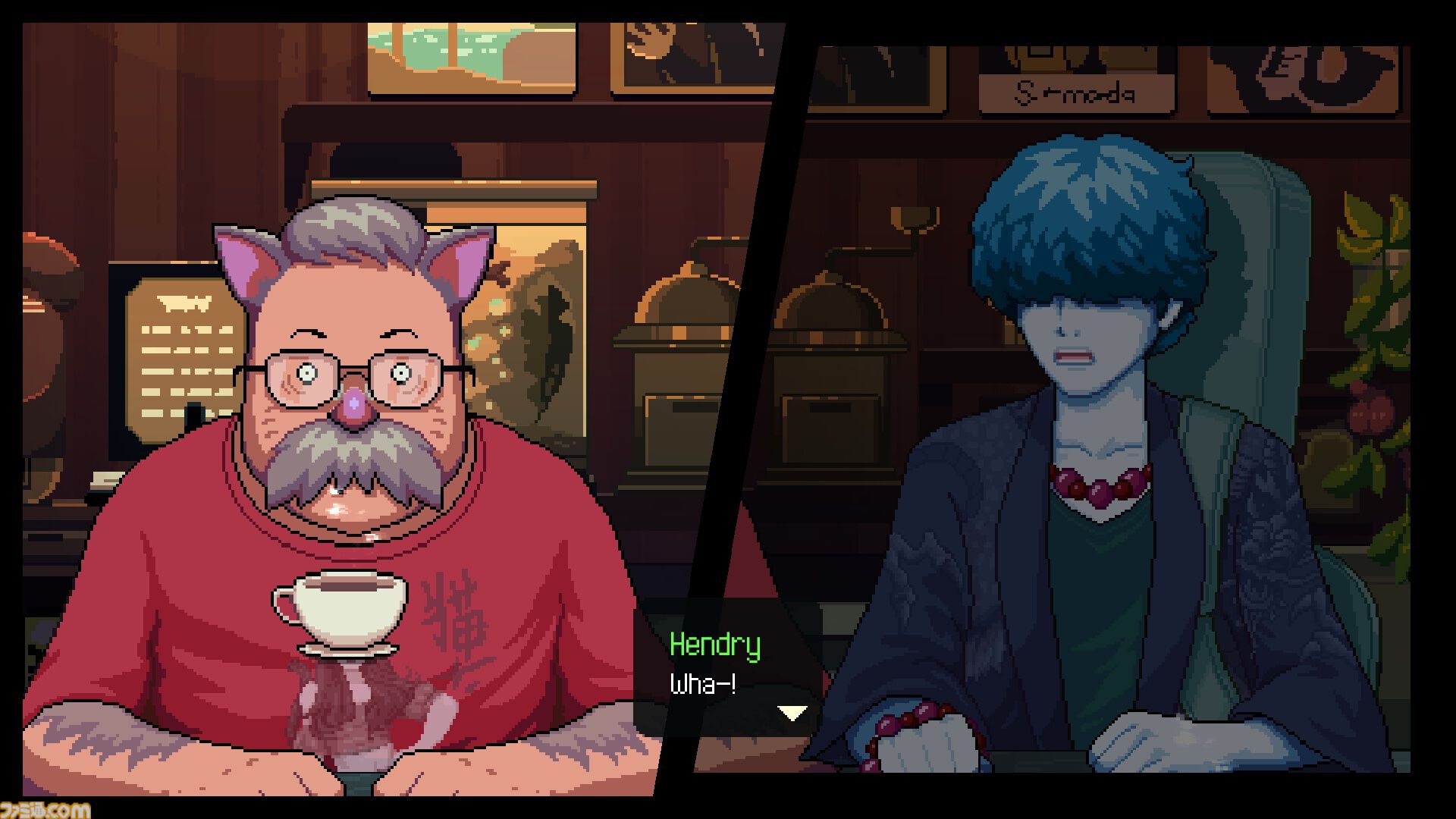 『コーヒートーク トーキョー』V2体験版が配信。1日目の全編をプレイでき、2日目も一部先行体験できる