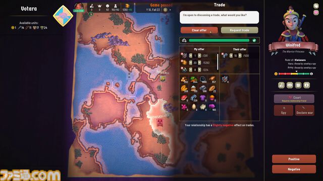 おとぎ話の街づくりシム『フェイブルダム』がSteamにて正式リリース。ドラゴンや魔女から街を守りながら、領主として街を発展させるゆるかわシミュレーション