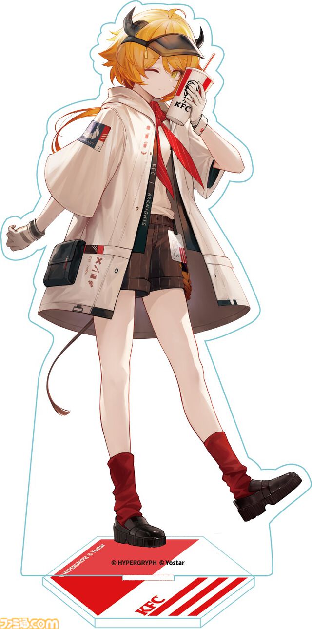 『アークナイツ』×ケンタッキーのコラボが5月16日より開催。エクシア、クロワッサンの限定コーデ付きセットやグッズを販売。ゲーム内イベントも実施