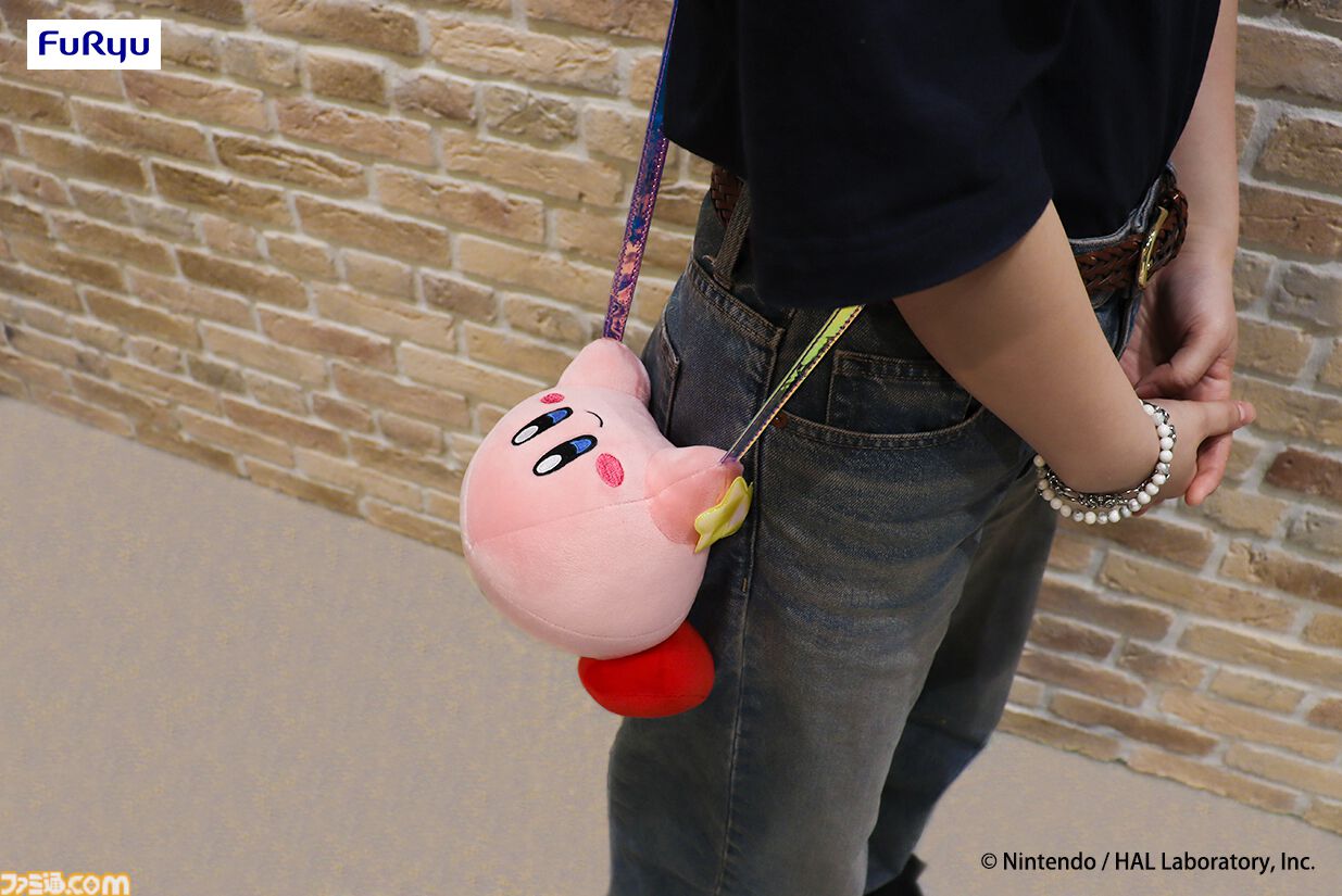 星のカービィ』カービィ＆ワドルディの“だきつきポシェット”がかわいい