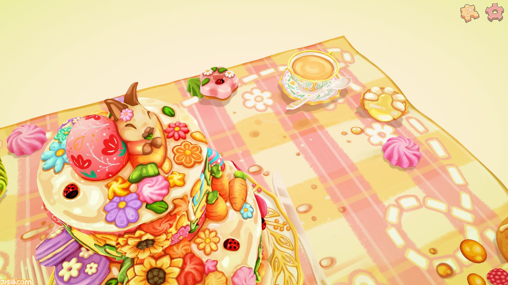 『UMAMIパズル』うまそうな料理やスイーツを作る癒し系パズルゲーム。木のブロックでジオラマ製作【11月17日発売】