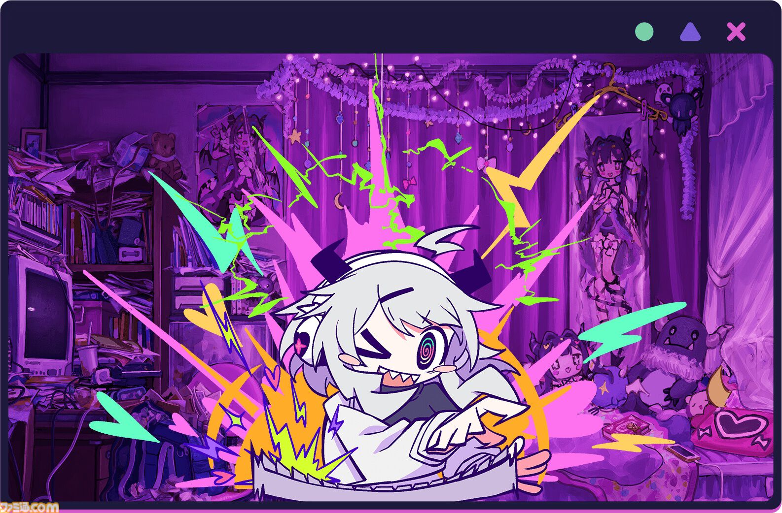 『ゆんゆん電波シンドローム』発売日が2025年冬に変更。特報PVが公開。ななひら、桃井はるこがキャラクターボイス、HARDCORE TANO*CがBGMと譜面制作を担当