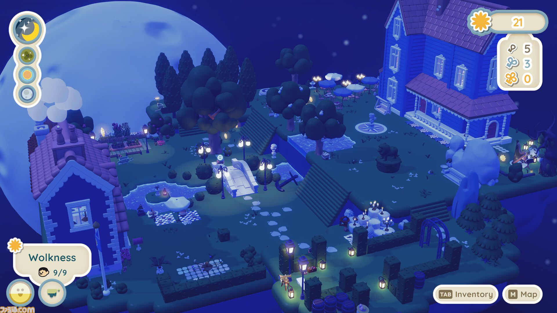 『トゥインクルビー』空に浮かぶジオラマ島を作って暮らす人々を眺めるデコレーションゲーム。9月24日に発売、告知トレーラーが公開