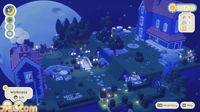 『トゥインクルビー』空に浮かぶジオラマ島を作って暮らす人々を眺めるデコレーションゲーム。9月24日に発売、告知トレーラーが公開