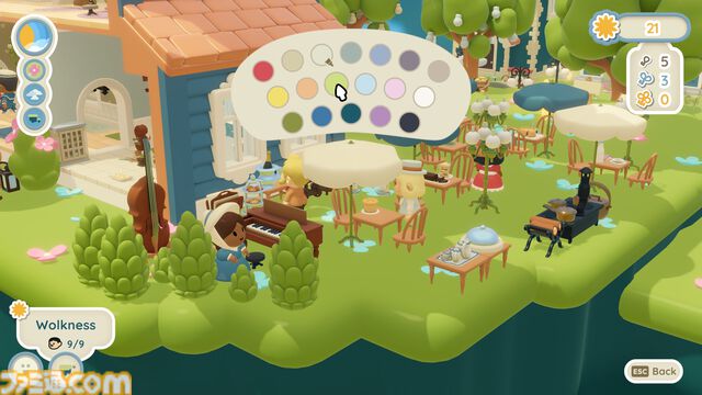 『トゥインクルビー』空に浮かぶジオラマ島を作って暮らす人々を眺めるデコレーションゲーム。9月24日に発売、告知トレーラーが公開