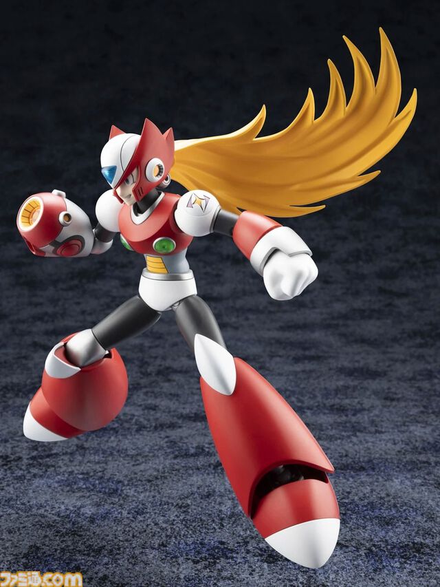 『ロックマンX』1作目のゼロがプラモ化。ボーナスパーツはイレギュラー時代を再現できる鉄パイプ。マニアックすぎる