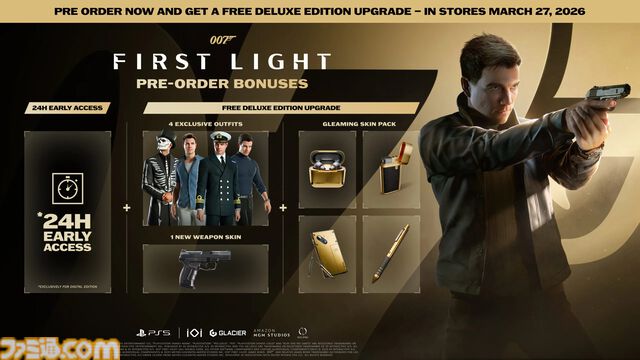 007 First Light』が2026年3月27日に発売決定！ ジェームズ・ボンドのオリジンを描くアクションアドベンチャー。約30分のプレイ映像も公開