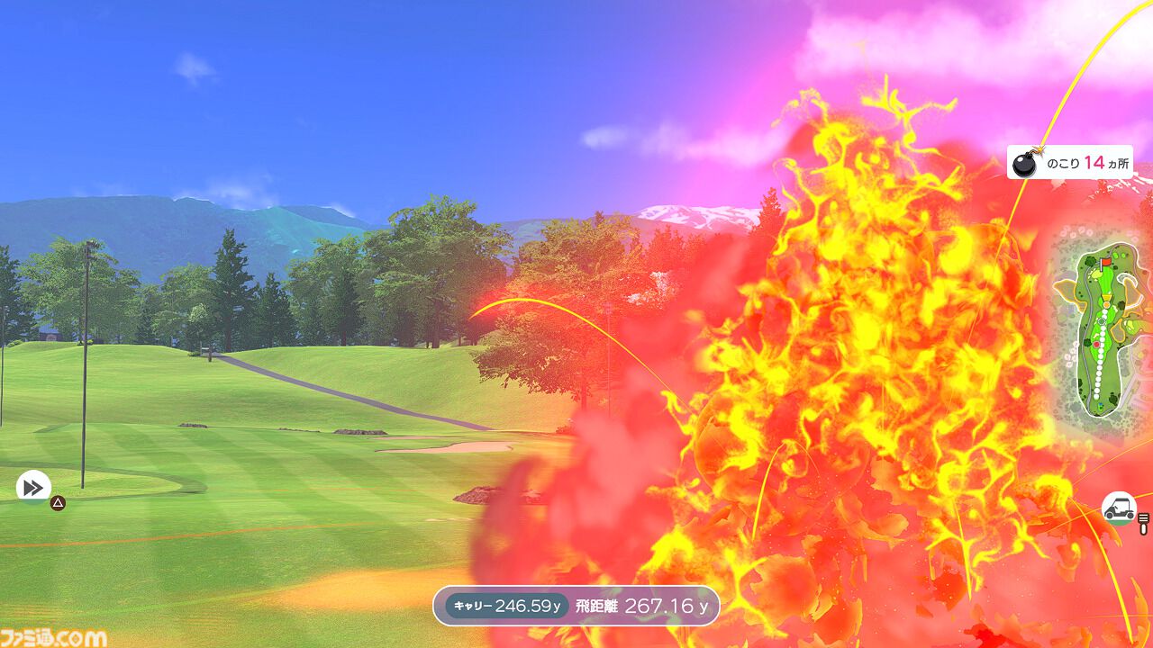 『みんなのGOLF WORLD』Switch/PS5で本日（9/4）発売。新モード“バラエティ”ではトルネードや障害物などコース上でハプニング満載