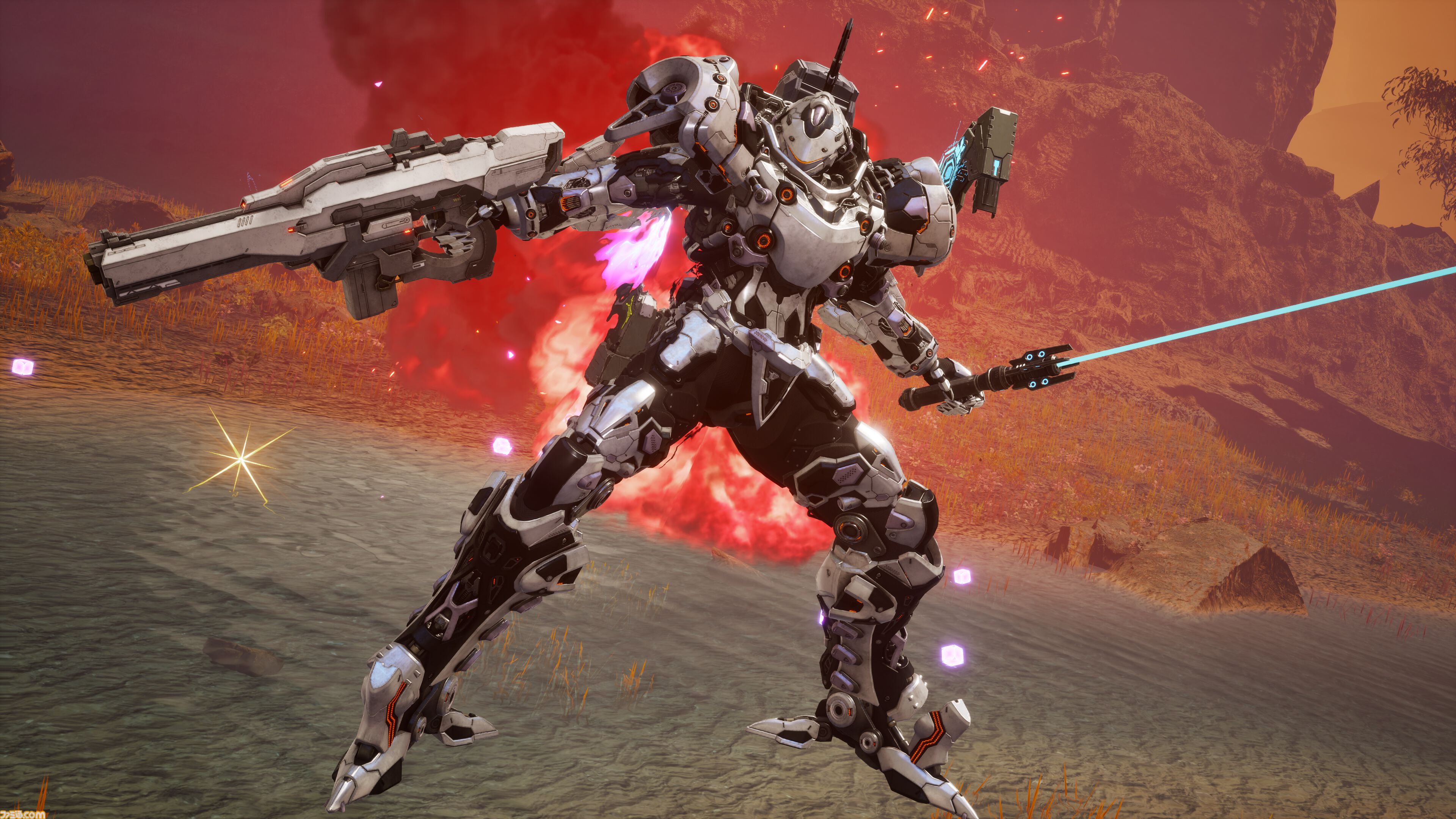 『デモンエクスマキナ タイタニックサイオン』アーマースーツを身に纏い戦場を駆けるメカアクションが本日（9/5）発売。ボス追加など無料アップデート情報も解禁