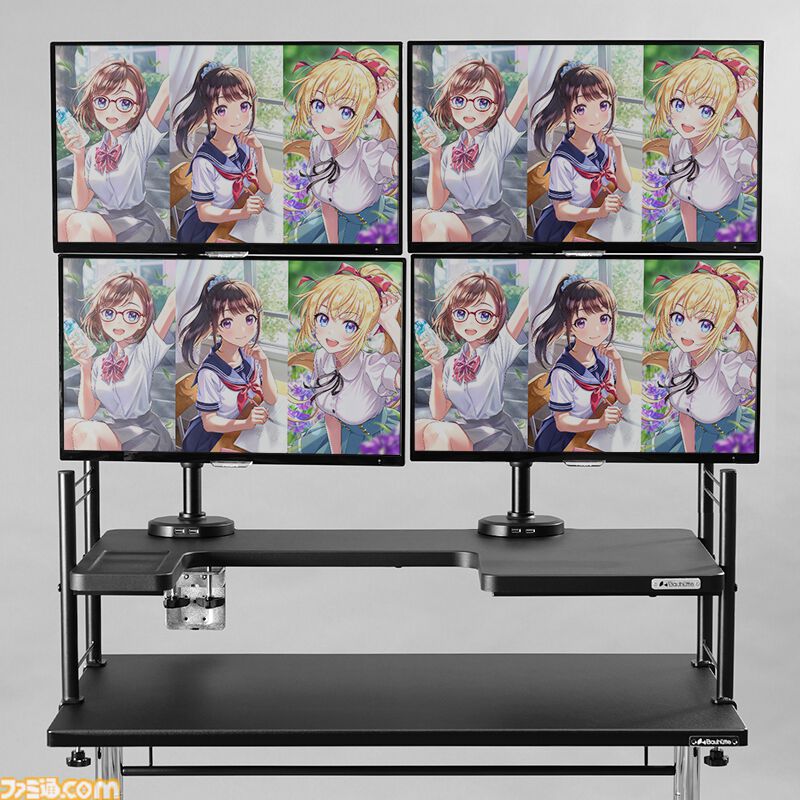 【バウヒュッテ】今あるデスクをフィギュアやアクスタを飾れる“推し活デスク”に。デスクラック＆タペストリー専用ハンガーが登場