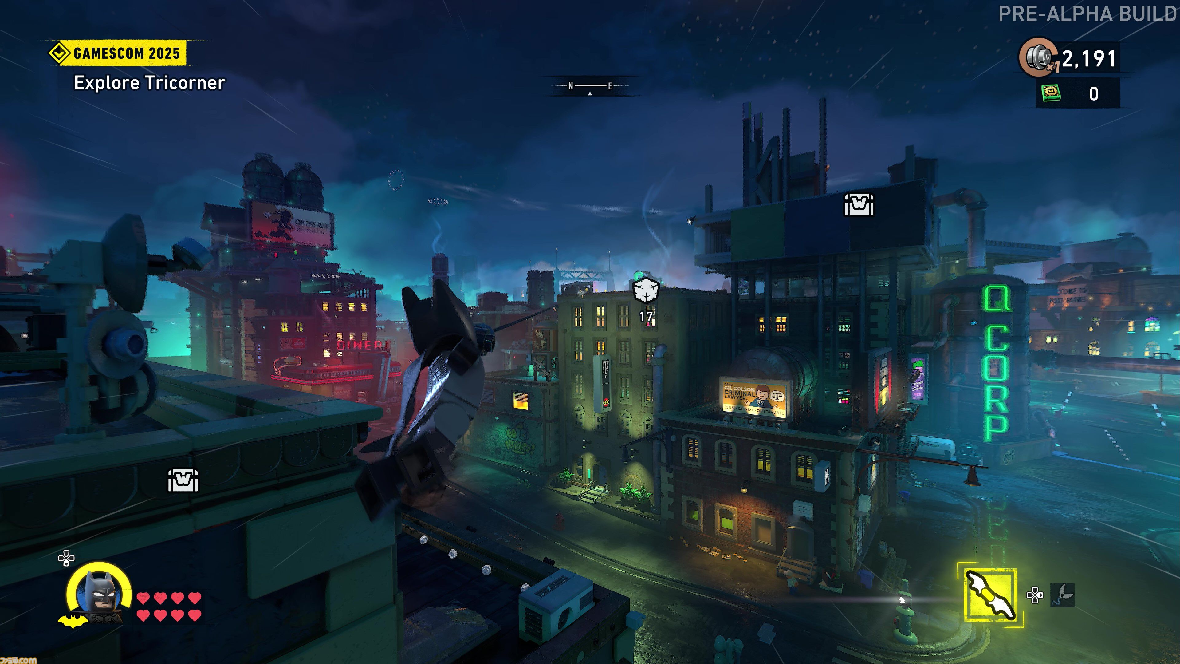 『レゴ バットマン：レガシー・オブ・ザ・ダークナイト』グラップルと滑空でゴッサム・シティを飛び回るのが爽快！ 難易度設定が導入され、さまざまなユーザー層に対応【gamescom2025】