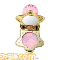 『星のカービィ』新作コスメが登場。カービィが乗ったワープスター型パウダーケースがかわいい。パウダーはカービィと雲をイメージした2色