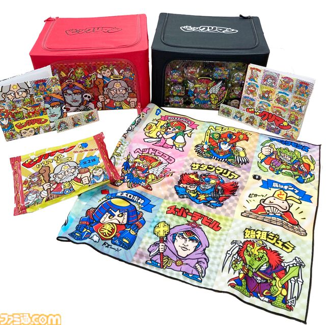 ビックリマンシールがずらりと並んだバスタオルが登場。モーリーファンタジー・PALOのプライズ景品として5月31日より順次展開