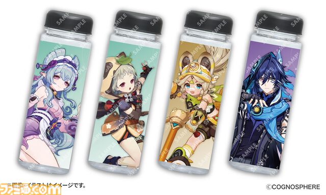 『原神』スシローコラボが9月10日開催。ミニフィギュア、クリアボトル付きのドリンクが数量限定で登場。ステッカーやカード付きメニューも