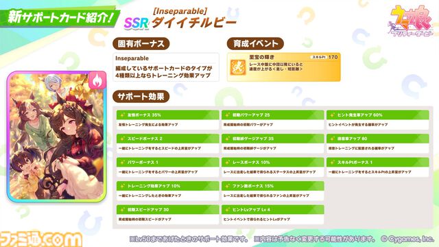 『ウマ娘』新育成ウマ娘“エスポワールシチー（声：亜咲花）”が9月9日に実装。ぱかライブTVで発表されて以来1年半ごしに登場