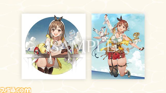 『ライザのアトリエ ～秘密トリロジー～ DX』購入特典まとめ。Amazonは描き下ろしクリアファイル、楽天はアートパネルやマグカップなど