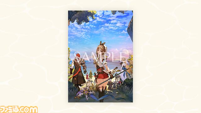 『ライザのアトリエ ～秘密トリロジー～ DX』購入特典まとめ。Amazonは描き下ろしクリアファイル、楽天はアートパネルやマグカップなど