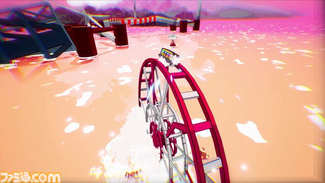 『電車アタック』が東京ゲームショウ2025にデモを出展。日本を舞台に暴走電車がハチャメチャトリックをキメるレースアクション