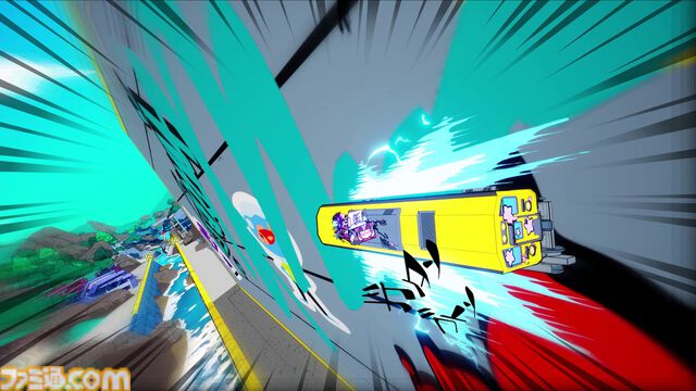 『電車アタック』が東京ゲームショウ2025にデモを出展。日本を舞台に暴走電車がハチャメチャトリックをキメるレースアクション