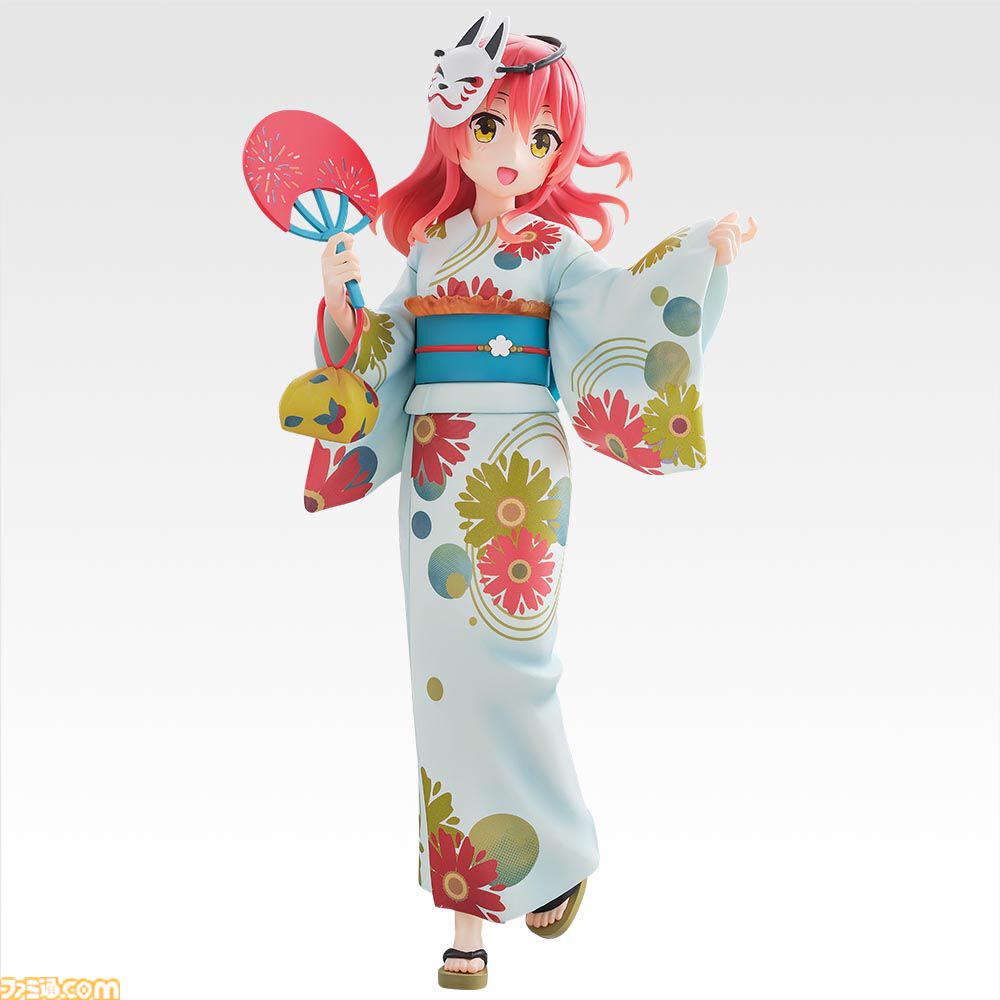 ぼっちざろっく 一番くじ 浴衣フィギュア ひとり　虹夏　喜多 ぼざろ』一番くじが本日（9/13）発売。浴衣姿のぼっち、虹夏