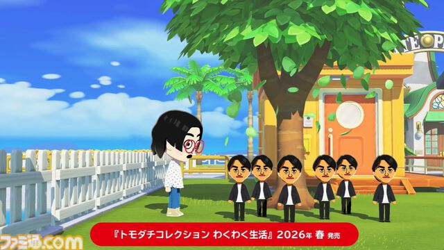 『トモダチコレクション わくわく生活』が2026年春発売、Miiたちが気ままな生活を送る新プレイ動画が公開【Nintendo Direct】