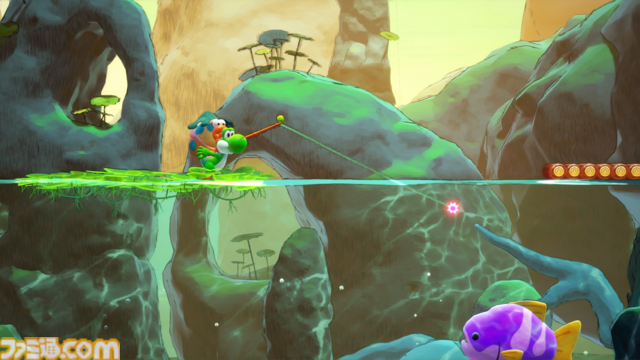 『ヨッシーとフカシギの図鑑』がSwitch2向けに2026年春発売。ヨッシーの絵本風テイストの2Dアクション【Nintendo Direct】