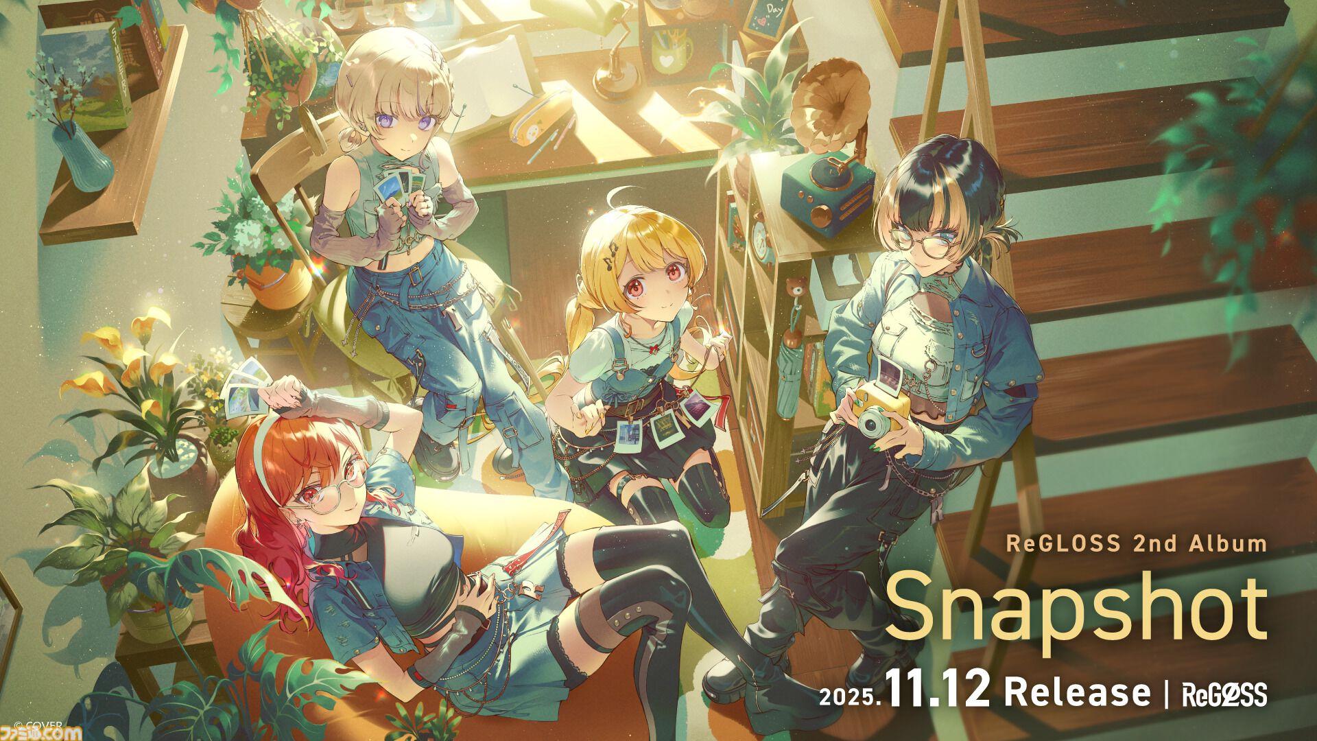 ReGLOSS、12月16日に有明アリーナでライブ開催。2ndアルバム『Snapshot』は11月12日にリリース【ホロライブ】